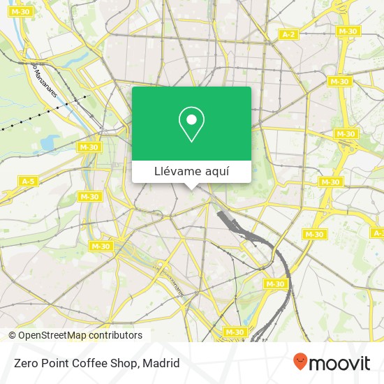 Mapa Zero Point Coffee Shop