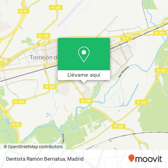 Mapa Dentista Ramón Berriatua