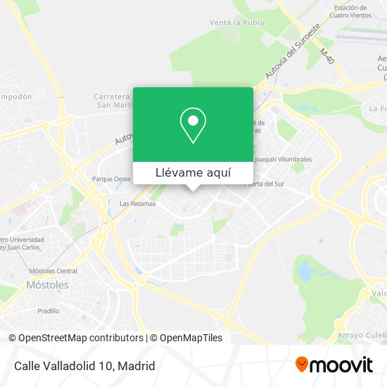Mapa Calle Valladolid 10