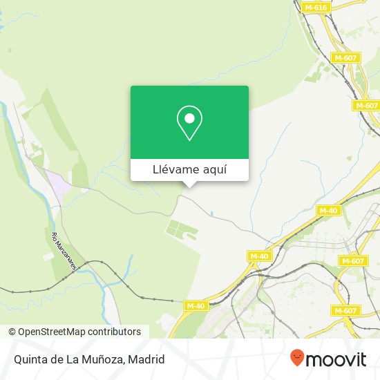 Mapa Quinta de La Muñoza