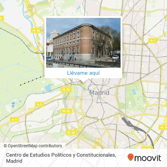 Mapa Centro de Estudios Políticos y Constitucionales