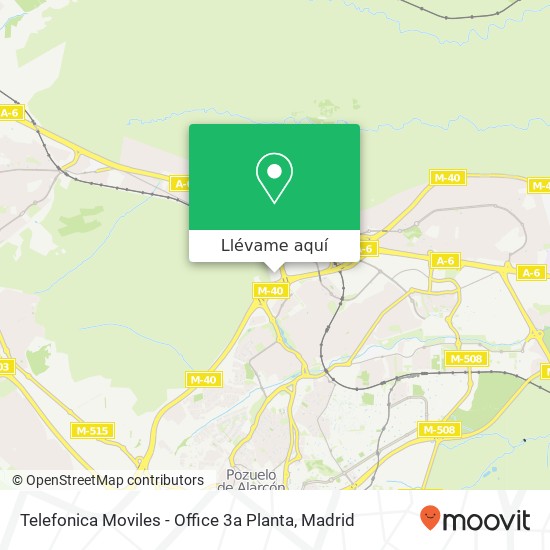 Mapa Telefonica Moviles - Office 3a Planta