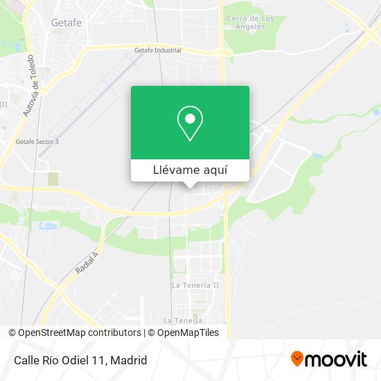 Mapa Calle Río Odiel 11