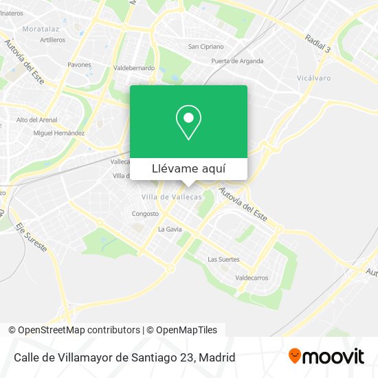 Mapa Calle de Villamayor de Santiago 23