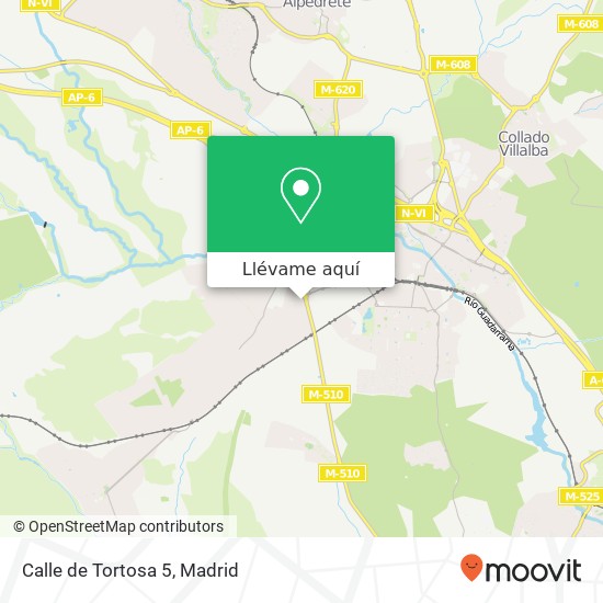 Mapa Calle de Tortosa 5