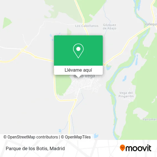 Mapa Parque de los Botis