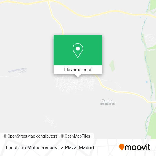 Mapa Locutorio Multiservicios La Plaza
