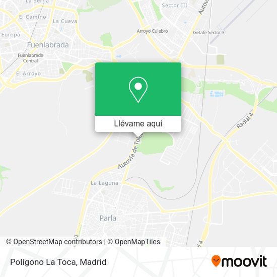 Mapa Polígono La Toca