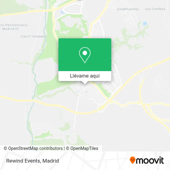 Mapa Rewind Events