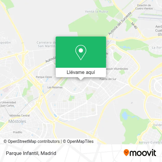 Mapa Parque Infantil