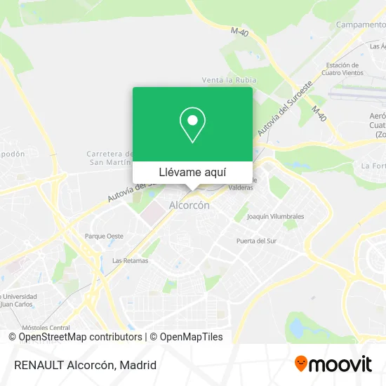Mapa RENAULT Alcorcón