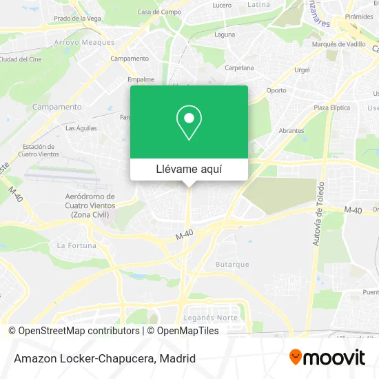 Mapa Amazon Locker-Chapucera