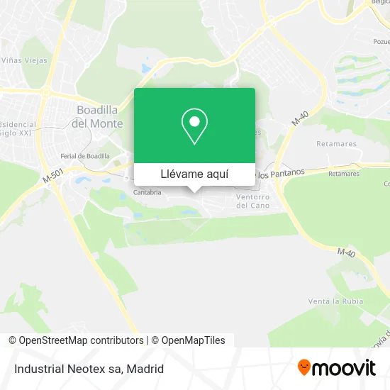 Mapa Industrial Neotex sa