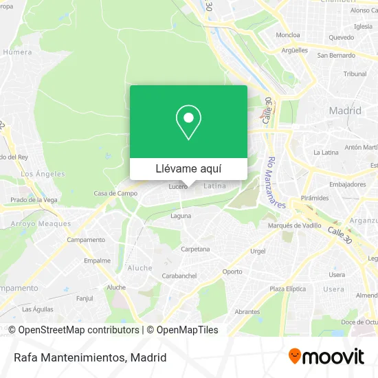 Mapa Rafa Mantenimientos