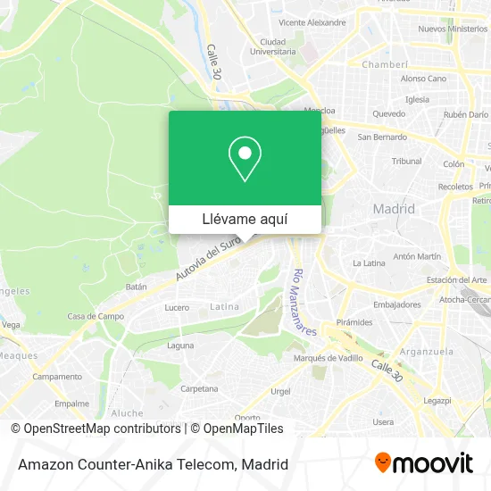 Mapa Amazon Counter-Anika Telecom
