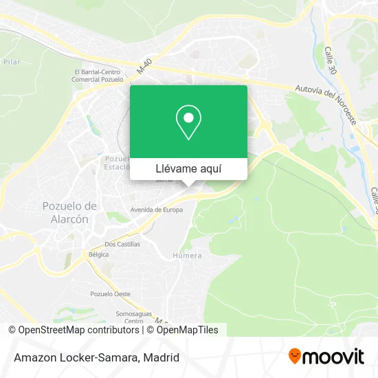Mapa Amazon Locker-Samara