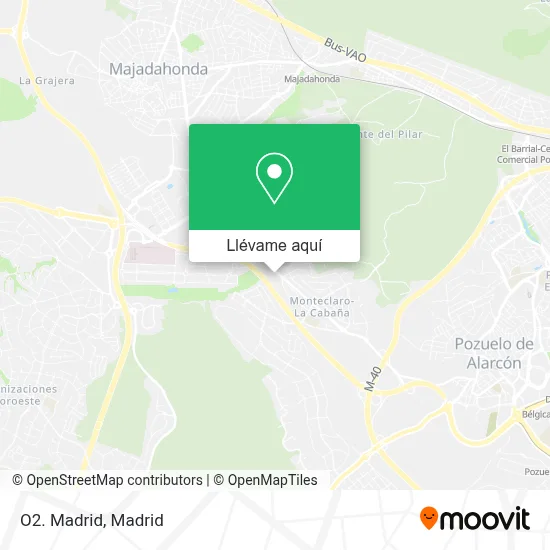 Mapa O2. Madrid