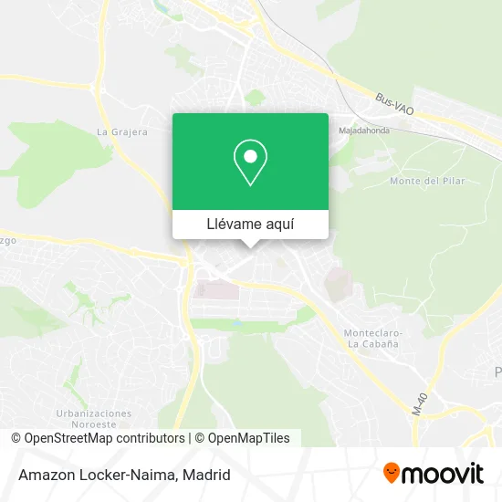 Mapa Amazon Locker-Naima