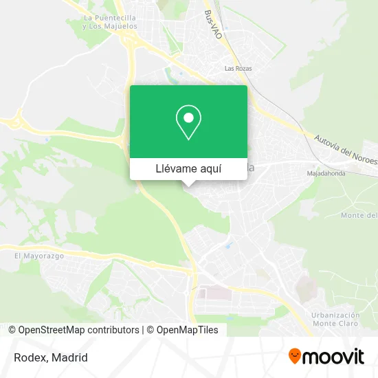 Mapa Rodex