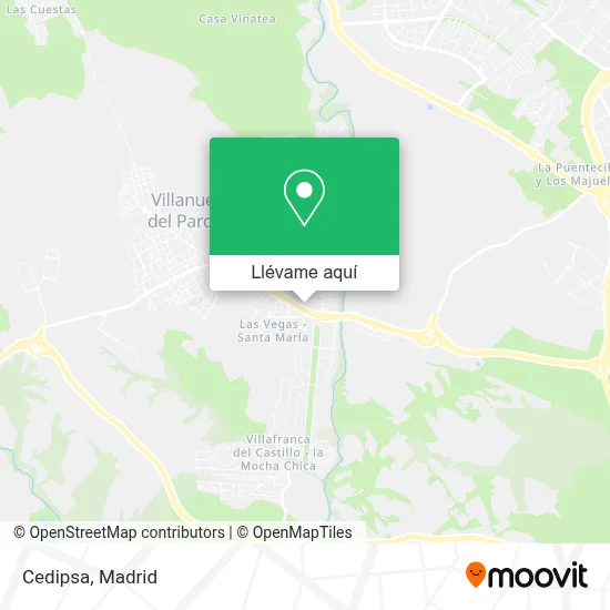 Mapa Cedipsa