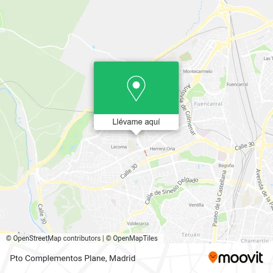 Mapa Pto Complementos Plane