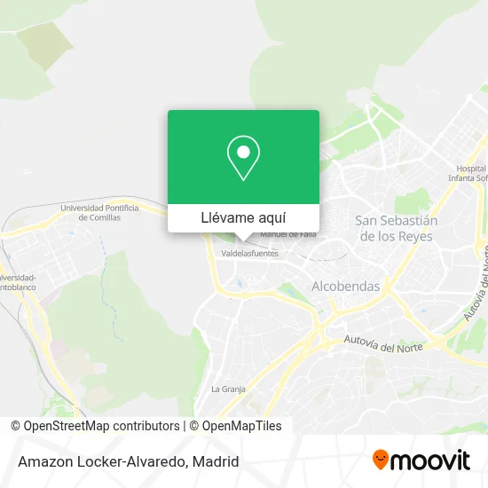 Mapa Amazon Locker-Alvaredo
