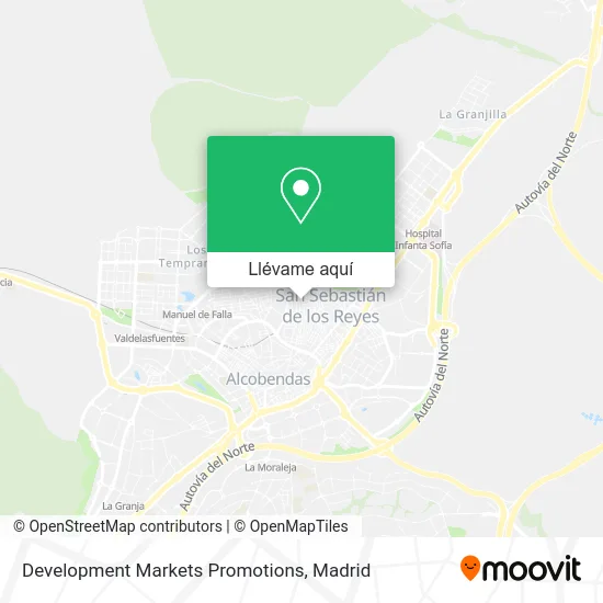 Mapa Development Markets Promotions