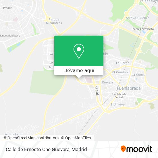 Mapa Calle de Ernesto Che Guevara