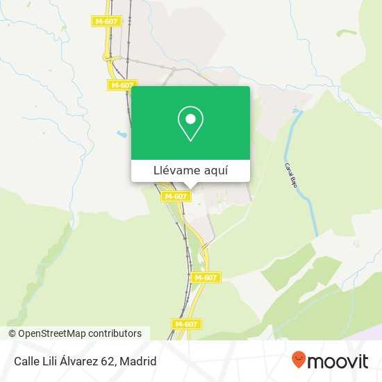 Mapa Calle Lili Álvarez 62