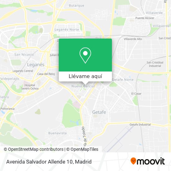 Mapa Avenida Salvador Allende 10