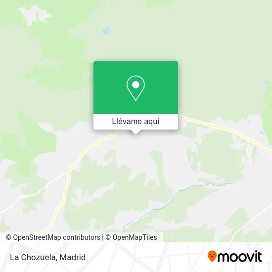 Mapa La Chozuela