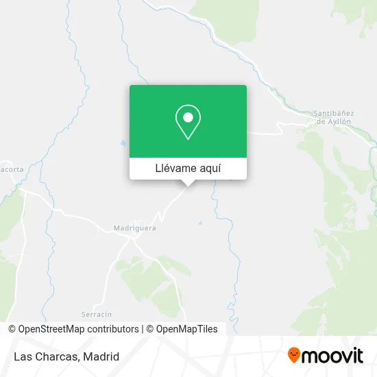 Mapa Las Charcas