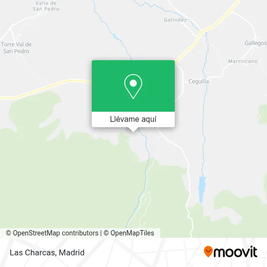 Mapa Las Charcas