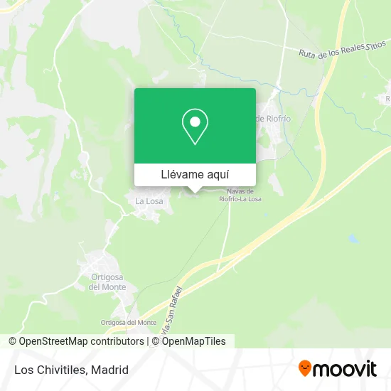 Mapa Los Chivitiles