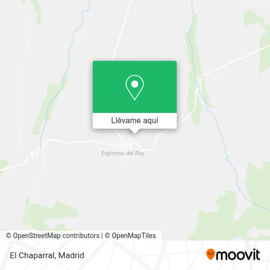 Mapa El Chaparral