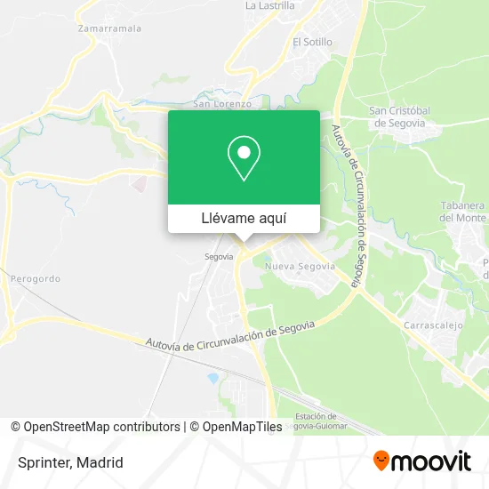 Mapa Sprinter