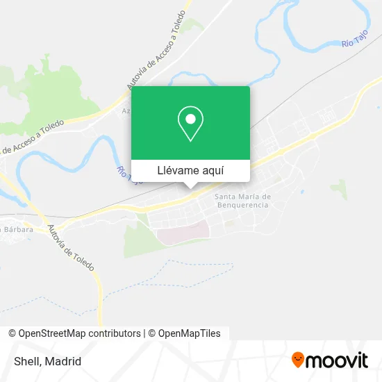 Mapa Shell
