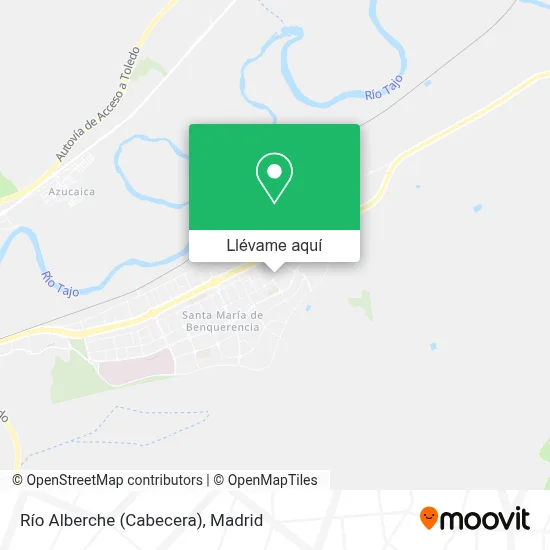 Mapa Río Alberche (Cabecera)