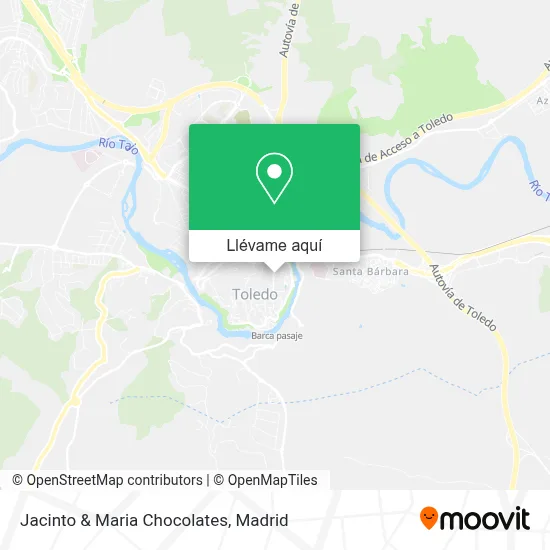 Mapa Jacinto & Maria Chocolates