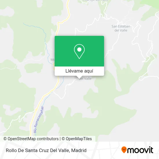 Mapa Rollo De Santa Cruz Del Valle