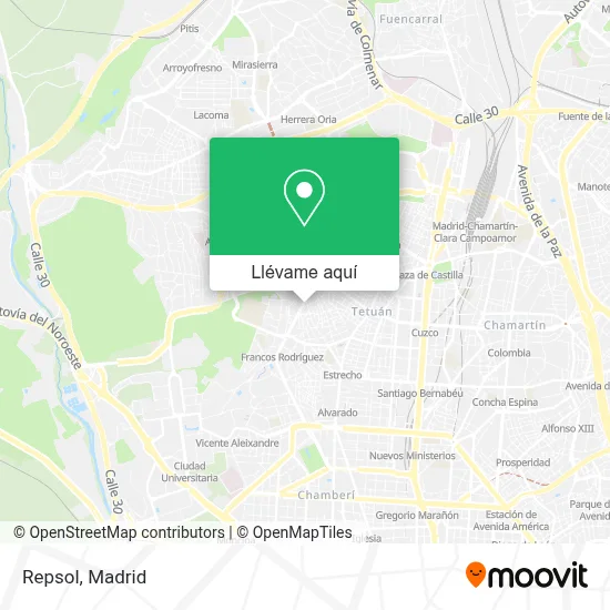 Mapa Repsol