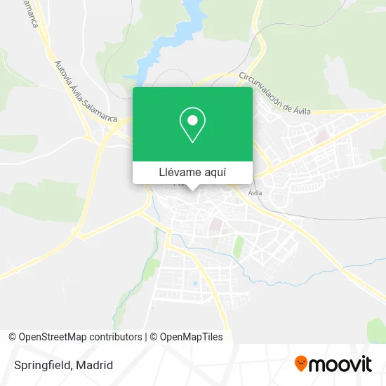 Mapa Springfield
