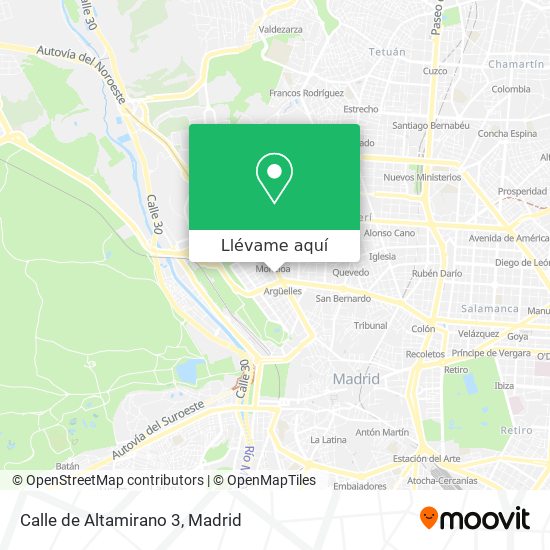 Mapa Calle de Altamirano 3