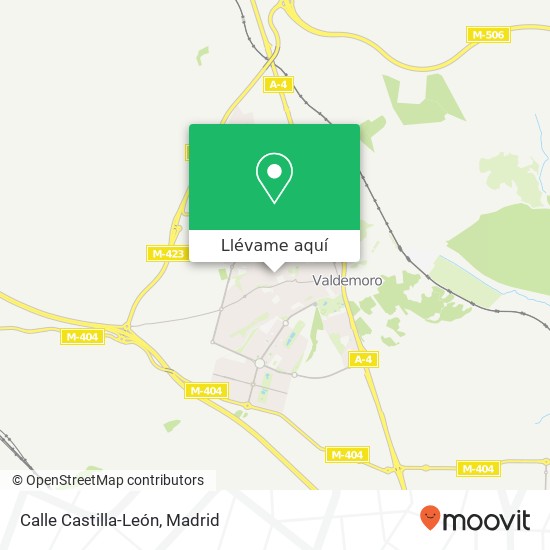 Mapa Calle Castilla-León