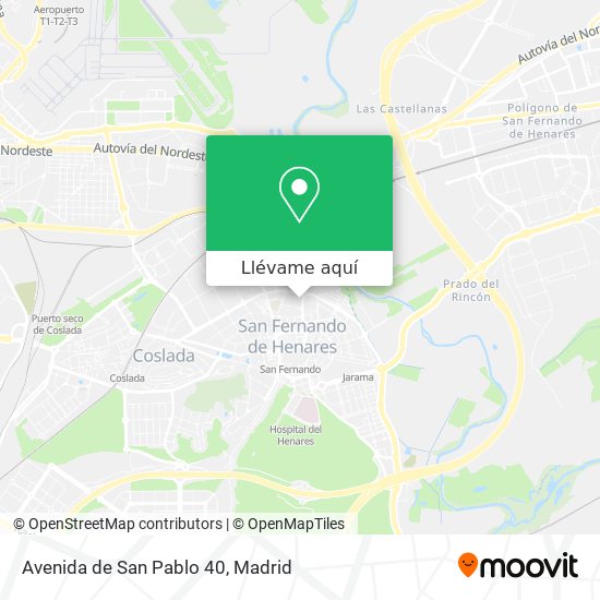 Mapa Avenida de San Pablo 40