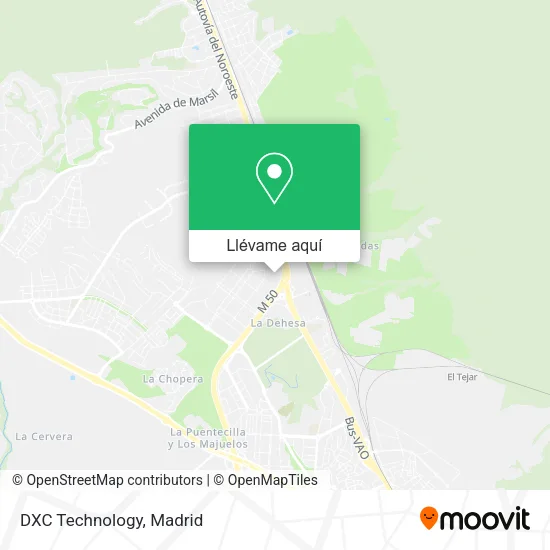 Mapa DXC Technology