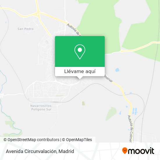 Mapa Avenida Circunvalación