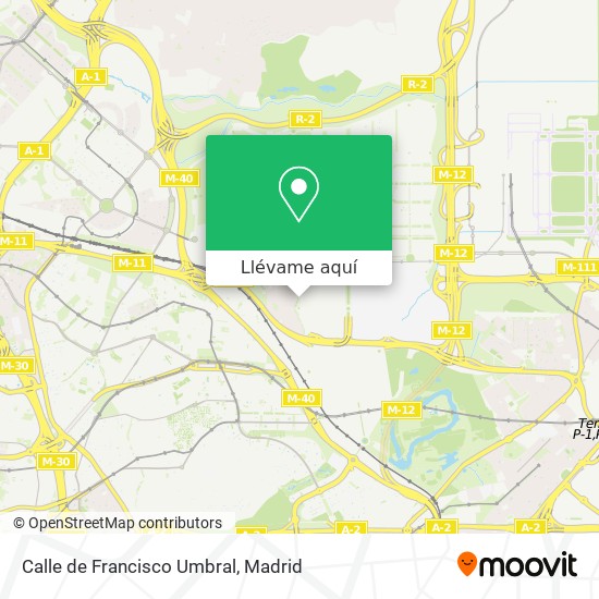 Mapa Calle de Francisco Umbral