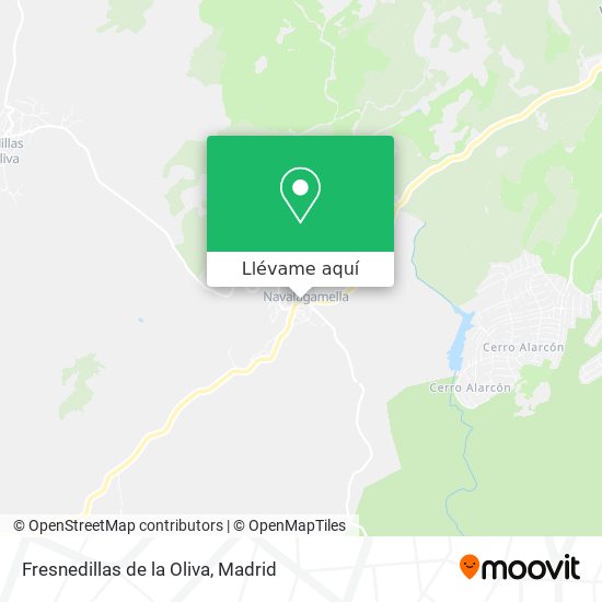 Mapa Fresnedillas de la Oliva