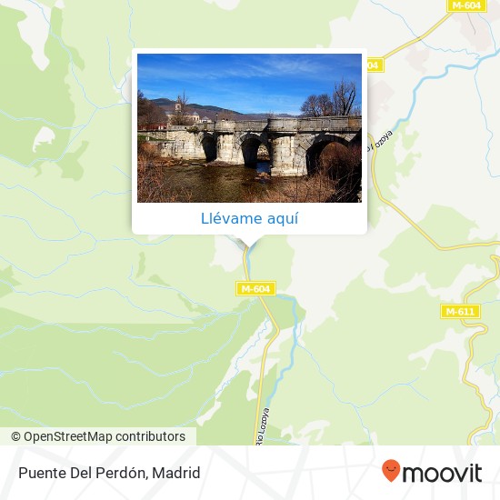 Mapa Puente Del Perdón